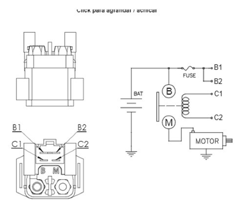 Relay Arranque Dze Yamaha Kodiak 450 2003-2006 1