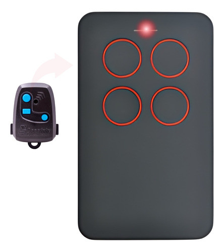 Controle De Portão Compatível Peccinin 4 Botões Completo 0