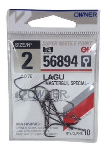 Anzuelo Owner 2 Modelo Lagu 56894 Ideal Pejerrey Laguna 0