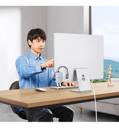 Adaptador Hub Usb C Novo iMac Usb 3.0 Leitor Cartão Premium 1