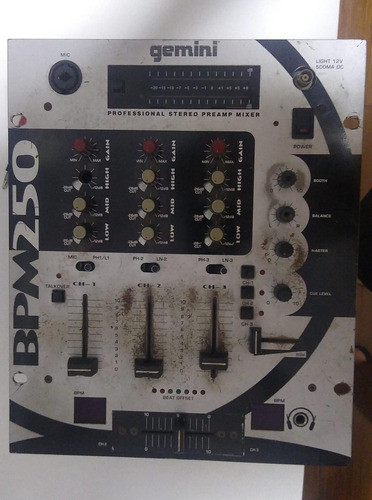 Mixer Gemini Bpm250 - A Reparar 0