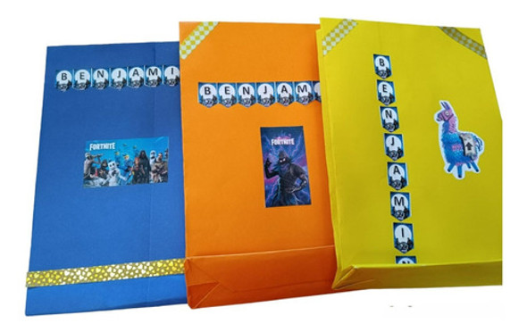 Bolsas Para Sorpresitas Personalizadas De Fortnite 0
