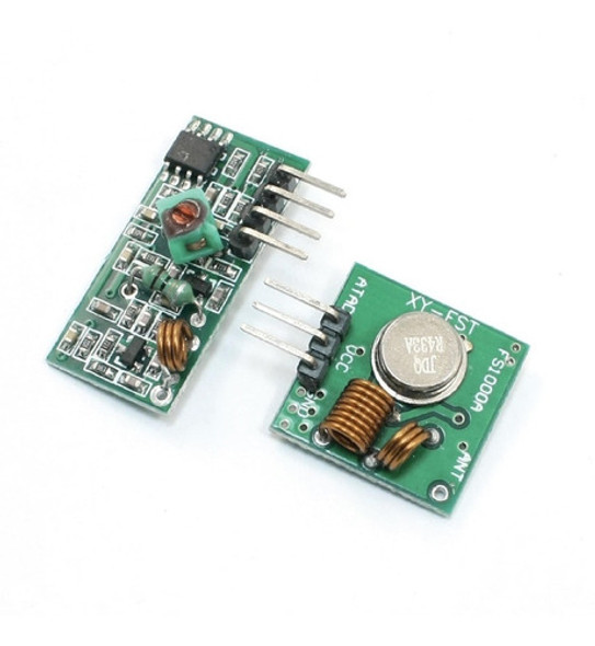 Link Rf Transmisor Receptor 2 Modulos 433 Mhz 0
