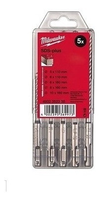 Set De 5 Brocas Sds Plus Milwaukee 70352338 0