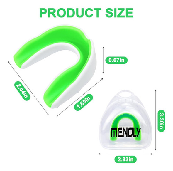 Protector Bucal Deportivos Niños Paquete De 5 Con Estuche 1