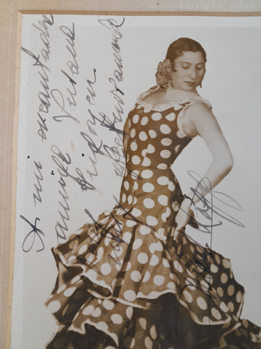 Pilar Lopez Julvez Célebre Coreografa Española 17 X 24 Cms 1