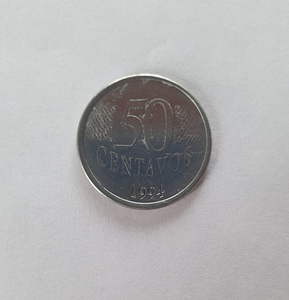 Moneda Brasil 50 Cincuenta Centavos 1994 0