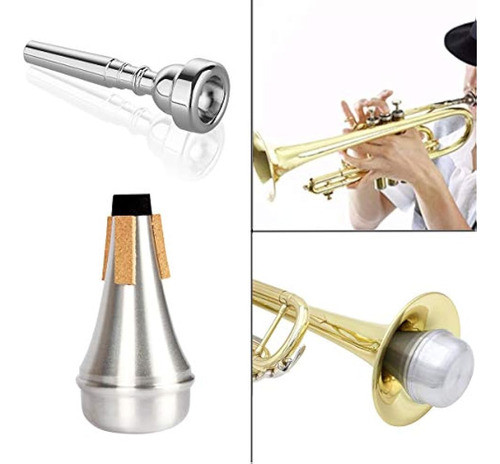 Boquilla De Trompeta De Paquete De 3 (3c 5c 7c) Con Silencia 1