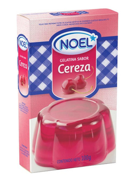 Pack X 18 Unid. Gelatina  Cereza 30 Gr Noel Gelatinas 0