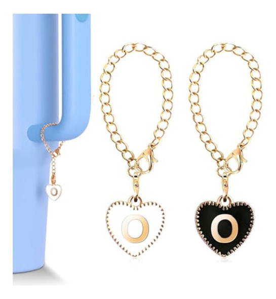 Identificador Para Vaso Dije Con Cadena Letra O 2u Corazon 0 Identificador Para Vaso Dije Con Cadena Letra O 2u Corazon 0