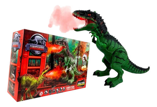 Dinosaurio Tiranosaurio Rex Camina, Luces, Sonido Y Humo!! 1