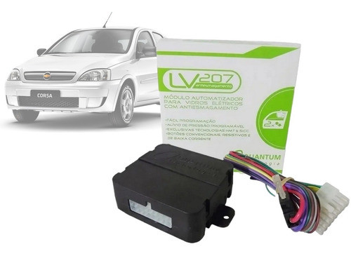 Modulo Vidro Eletrico Quantum Lv207 2 Portas Corsa 02/14 0