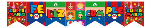 Banderin De Mario Bros Xunidad 0