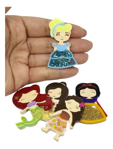 Kit Princesas 2 Em Acrílico 1