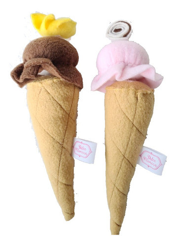 Set Helados Cucurucho De Tela Comiditas - Mis Juguetes 0