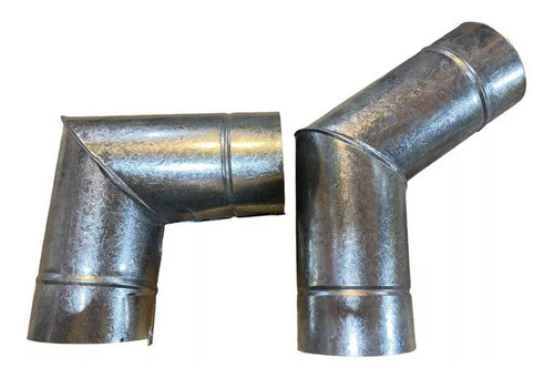 Codo Galvanizado 120mm X 45° Estufa A Leña Quematutti P G 0