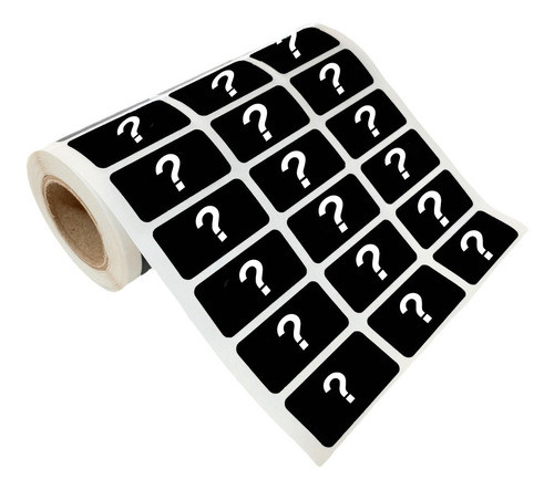 Etiqueta Bopp Preta Numerada 3x1,5 - 1000 Un Personalizada 0
