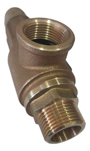 Válvula De Seguridad 3/4 De Bronce Angular-aire Comprimido 1