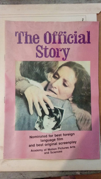 La Historia Oficial 1985 Programa Puenzo En Ingles 0
