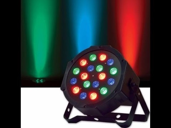 Tacho Led 18 X 1 W Rgb Dmx Automatico Audioritmico Par 18 1 Tacho Led 18 X 1 W Rgb Dmx Automatico Audioritmico Par 18 1