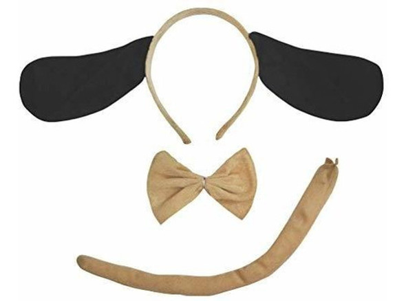 Petitebella Diadema De Perro De Oreja Larga Bowtie Tail Traj 0