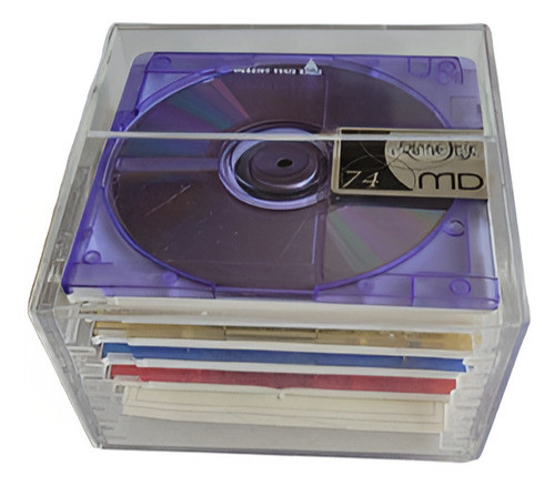 Md Mini Disc Prime Disc 74,com 5 Peças Novo Made Japan 1