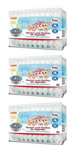 Topz Patrulha Canina Hastes Flexíveis C/50 (kit C/03) 0