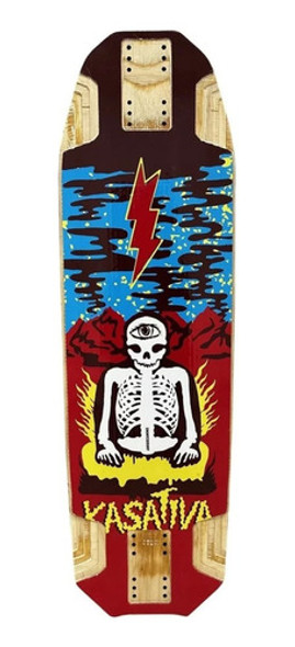 Tabla Longboard Kasativa Downhill Skate 76cm Gualicho30 0