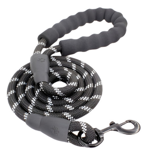 5 Ft Perro Fuerte Correa W/reflexivo Roscas Asa Acolchada Po 0