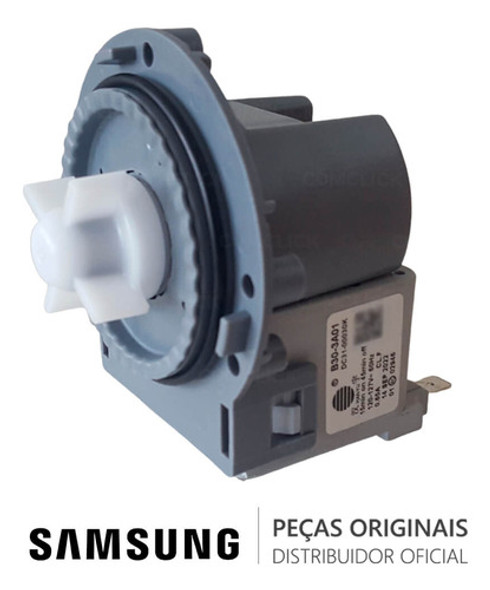 Bomba De Drenagem 127v Lava Seca Samsung Wd11a4453bx Novo 0