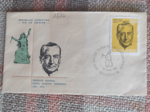 Sobre Homenaje Al Teniente General Pedro Aramburu 0