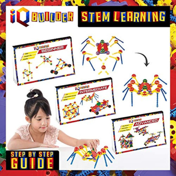 Kit De Juguetes De Aprendizaje Iq Builder Stem Con 1