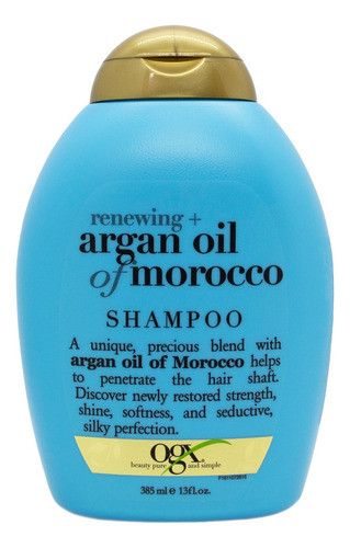 Ogx Argan Oil Of Morocco Shampoo Cabello Dañado X 385ml 0