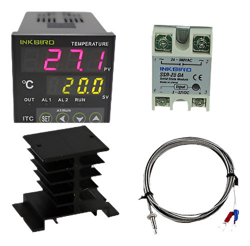 Temperatura De Ventilador 220v Controlador Digital De Temper 0