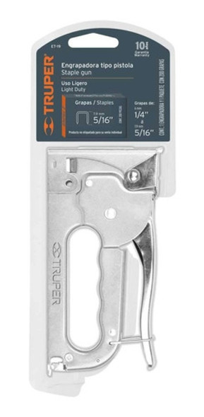 Engrapadora Clavadora Truper Grapas Regalo Et-19 Profesional 1