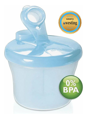 Dosador De Leite Em Pó Azul Philips Avent 3 Medidas 1