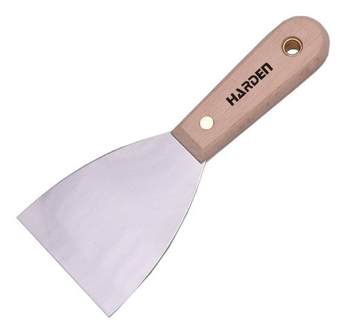 Espatula De Acero Inox 25mm Mango Madera Pro Harden 0