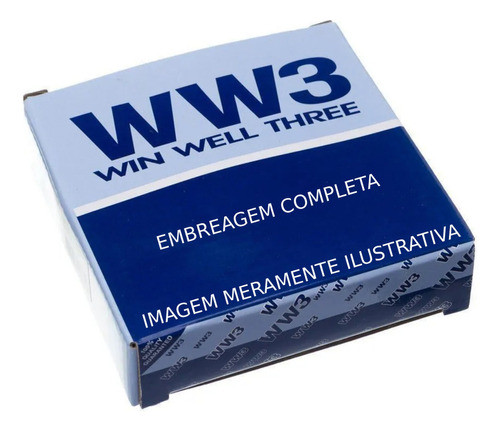Embreagem Completa Ww3 Moto Honda Bros 150 Ano 2008 E 2009 0