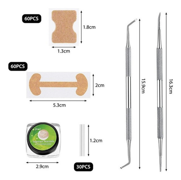 Conjunto De Ferramentas Para Unhas Encravadas Com 152 Unidad 1 Conjunto De Ferramentas Para Unhas Encravadas Com 152 Unidad 1