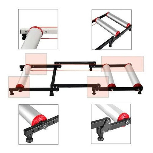 Rodillo Bicicleta Ciclismo 3 Rolos Triple 20 A 29 Pulgadas K 1