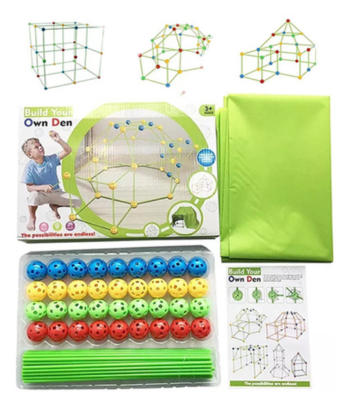 Kit De Construção Fort Brinquedos De Blocos De Construção 0