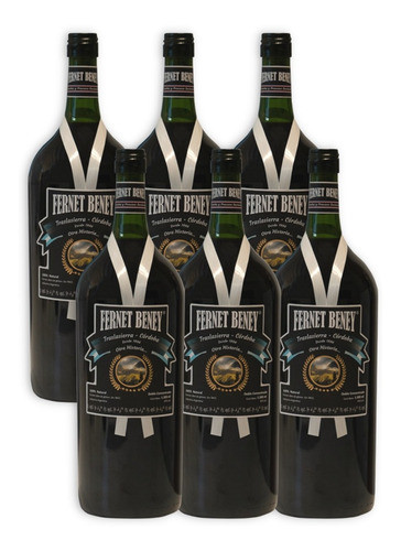 Beney Fernet Natural Doble Concentrado Sin Tacc X6u 1500ml 0