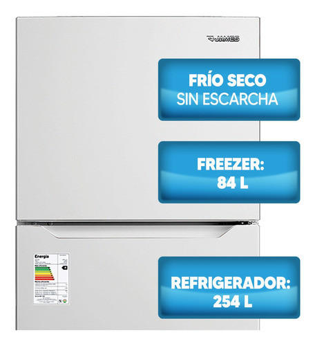Heladera James Jn400b Con Frio Seco Distribuidor James Dimm 1