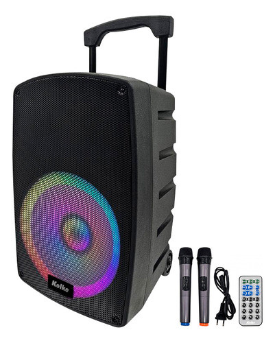 Parlante Potenciado Kolke Fest Pro 350w Rms Batería Luces 0