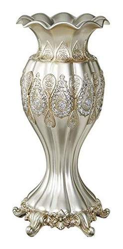 Ok Iluminación Paisley Jarrón Plata 1