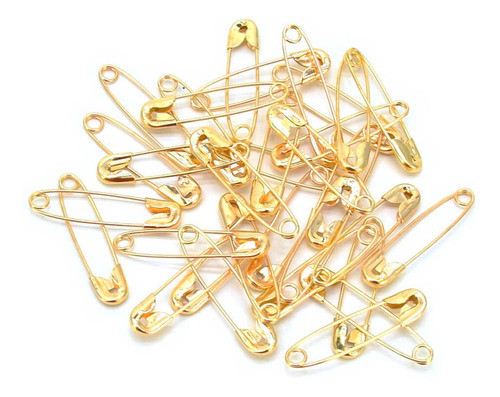 Alfinete De Segurança Nº 0 Dourado - 180 Unidades | Círculo 0