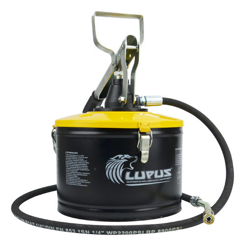 Engraxadeira Graxeira Bomba Graxa Manual 4kg 3000psi Lupus 0