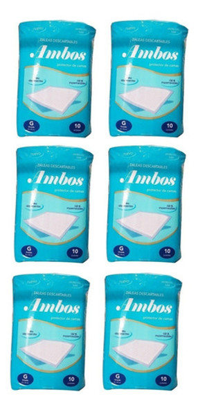 Zaleas Descartables Impermeable Ambos 6 Packs X 10 Unid 1 Zaleas Descartables Impermeable Ambos 6 Packs X 10 Unid 1