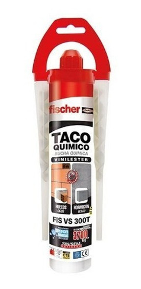 Anclaje Taco Químico Mortero Fischer De Inyección Fis Vs 300 0