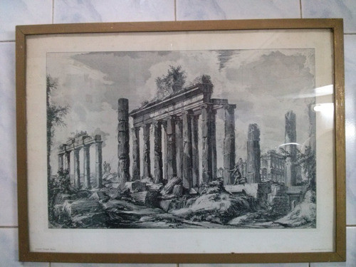 Cuadro Ancient Temple Ruins,penn Prints,new York 1957 0